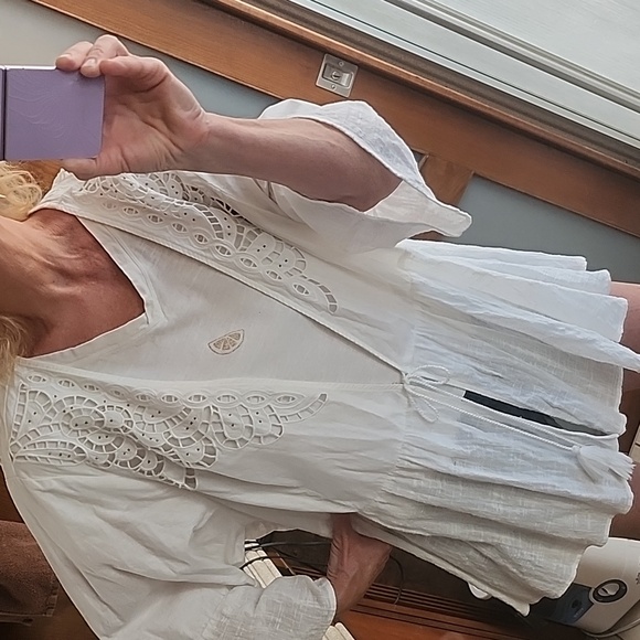 Torrid Coverup/ Kimono Ivory Size 5 - Picture 2 of 16